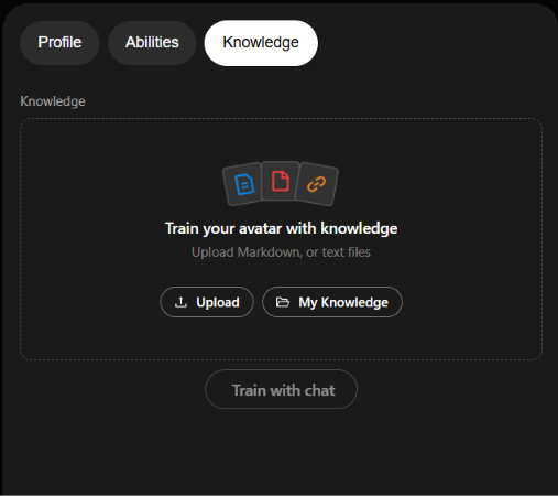 Step 4. Add knowledge, then publish and embed